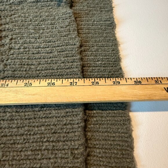 Pilcro Anthropologie Women XXS Chunky Knit Cardigan Sweater Full Zip Green Tunic - Picture 8 of 9